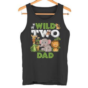 Wild Two Dad Zoo Compleannoafari Jungle Animali Canotta - Novitaregali