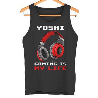 Yoshi Gaming Is My Life Personalisiert Tank Top - Seseable