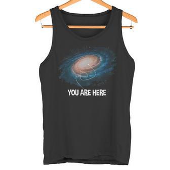 You Are Here 宇宙 銀河 天文学 タンクトップ - Kawaiitshirt