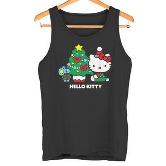 【クリスマス特集】Usデザイン ハローキティ クリスマスツリー タンクトップ - Kawaiitshirt