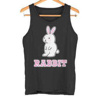 うさぎ Rabbit『ハロー』兎【どうぶつフレンズ】グッズ ゆるくて かわいい イラスト タンクトップ - Kawaiitshirt