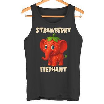 おもしろイタリアンブレインロットミームキッズボーイズストロベリーエレファント タンクトップ - Kawaiitshirt