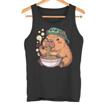 かわいいカピバラと亀 リュック ラーメン カワイイ タンクトップ - Kawaiitshirt