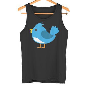 かわいい青い鳥 タンクトップ - Kawaiitshirt
