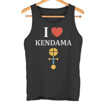 けん玉 おもちゃ シンプル ユーモア けん玉 I Love Kendama タンクトップ - Kawaiitshirt