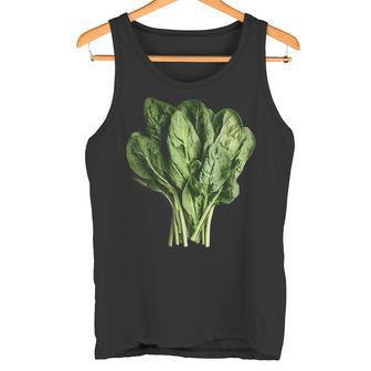 ほうれん草 野菜モチーフ イラスト ほうれん草 タンクトップ - Kawaiitshirt