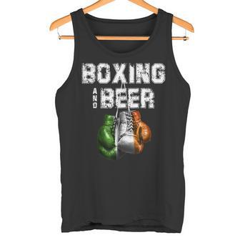 アイルランドのボクシングとビール 面白いアイルランド国旗tシャツ タンクトップ - Kawaiitshirt