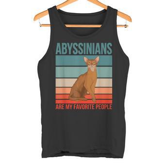 アビシニアン私の好きな人たち 子猫猫の飼い主 アビシニアン タンクトップ - Kawaiitshirt