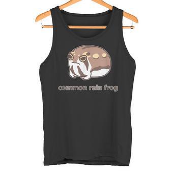 アメフクラガエル おもしろ ゆるかわ かわいい ギフト 理系 カエル タンクトップ - Kawaiitshirt