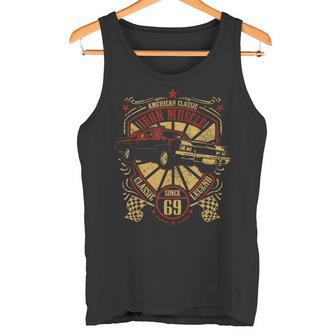 メンズ アメリカクラシック・オールドタイマー・ロカビリー・ホットロッド・マッスルカー タンクトップ - Kawaiitshirt