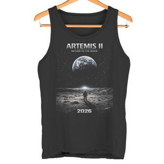 アルテミス 宇宙飛行士ミッション トゥ・ザ・ムーン 2026 ロケットアルテミス2 タンクトップ - Kawaiitshirt