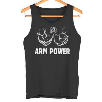 アームパワー アームレスリング ファニー アームレスリング アームレスラー タンクトップ - Kawaiitshirt