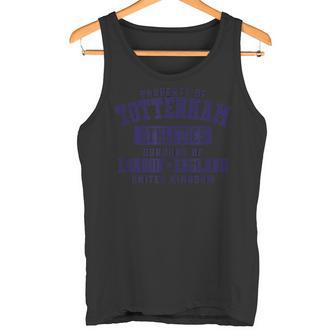 イギリスネイビープリントのトッテナムロンドンプロパティ タンクトップ - Kawaiitshirt