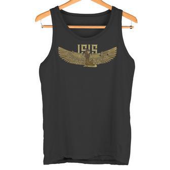 イシス 翼の女神 古代エジプト エジプト象文字 タンクトップ - Kawaiitshirt