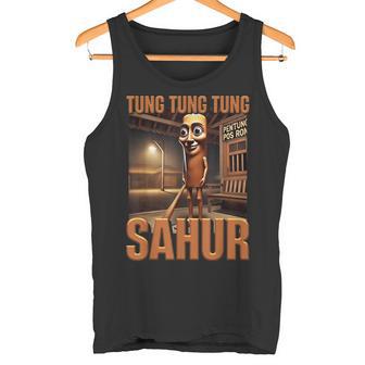 インターネット 陽気なミーム Aiキャラクター Tung Tung Tungahur タンクトップ - Kawaiitshirt