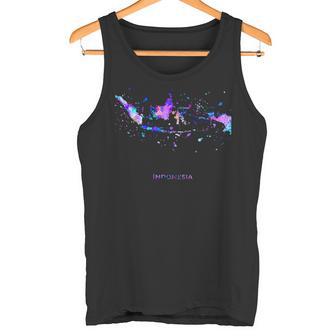 インドネシアの地図 タンクトップ - Kawaiitshirt