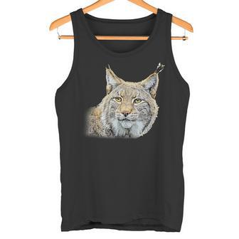 オオヤマネコのデザインオオヤマネコの野良猫ギフト タンクトップ - Kawaiitshirt