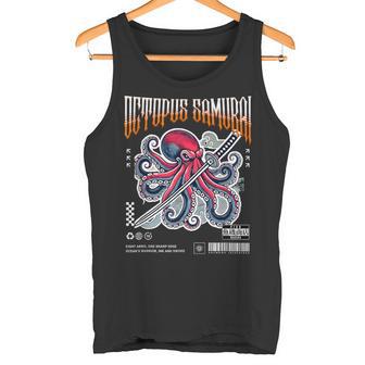 オクトパス侍 エイトアームズ 戦士 メンズ レディース タンクトップ - Kawaiitshirt