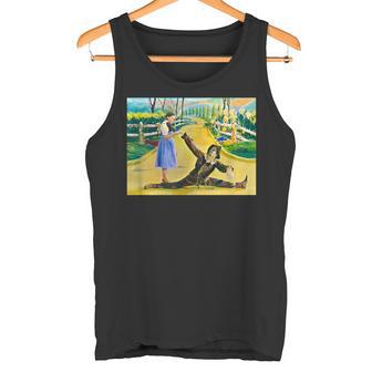 オズの土地 ドロシー・オズ かかし ビンテージ オズの魔法使い ポスター タンクトップ - Kawaiitshirt