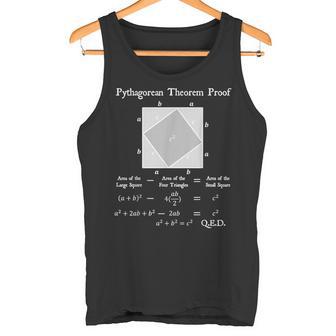 オタクピタゴラスの定理証三角形 数学教師 オタク タンクトップ - Kawaiitshirt