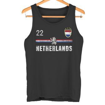 オランダ サッカーファン ジャージ オランダ国旗 フットボール愛好家 タンクトップ - Kawaiitshirt