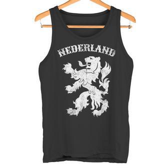 オランダ レトロ オランダ ライオン クラウン オランダ プライド タンクトップ - Kawaiitshirt