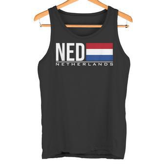 オランダの旗、オランダ、陸上競技、スポーツゲーム、ジャージ。 タンクトップ - Kawaiitshirt