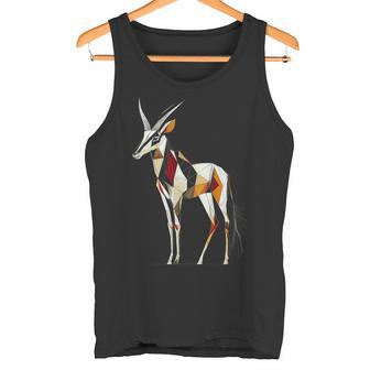 オリックス 動物 モチーフ イラスト オリックス タンクトップ - Kawaiitshirt