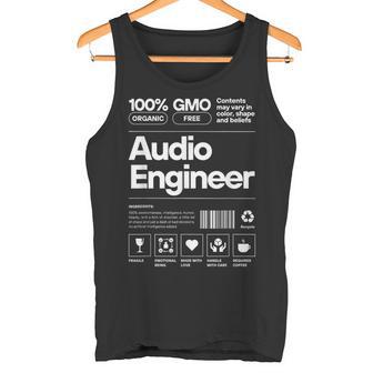 オーディオエンジニア コーヒー好き 音楽スタジオ サウンド Dj好き タンクトップ - Kawaiitshirt