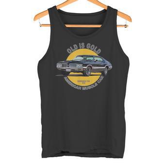 オールズモビル 442 アメリカンマッスルカー 60年代 70年代 オールドイズゴールド タンクトップ - Kawaiitshirt