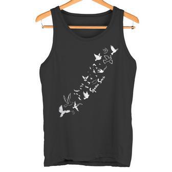 カトリックラテン語フレーズ スピリタス・サンクティは聖霊幽霊 タンクトップ - Kawaiitshirt