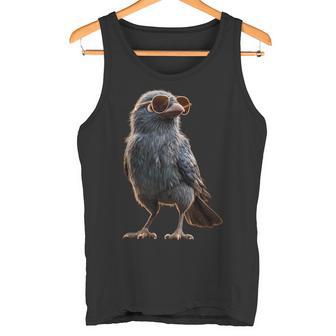カラス 鳥 カラス ハクセキレイ ハシブトガラス クロカラス タンクトップ - Kawaiitshirt