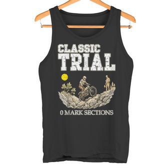 クラシック トライアル 0 マーク セクション オートバイ 歴史的 モータースポーツ タンクトップ - Kawaiitshirt