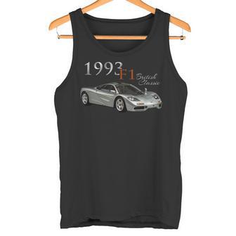 クラシックカー、1993 F1、ブリティッシュ、クラシックラグジュアリースポーツカー。 タンクトップ - Kawaiitshirt