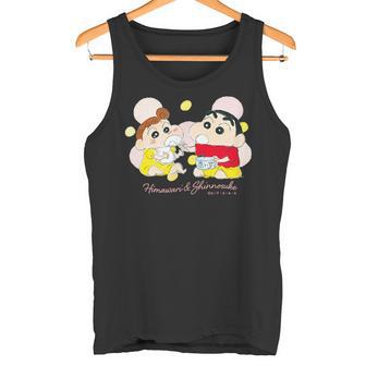 クレヨンしんちゃん しんちゃんとひまわり アイス タンクトップ - Kawaiitshirt
