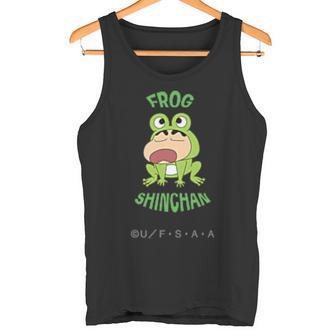 クレヨンしんちゃん カエルしんちゃん ワンポイント タンクトップ - Kawaiitshirt