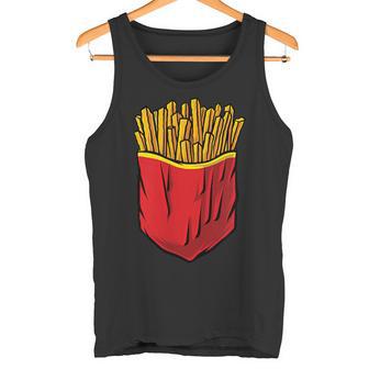 クールなフライドポテトポケットノベルティグラフィックtシャツ&クールデザイン タンクトップ - Kawaiitshirt