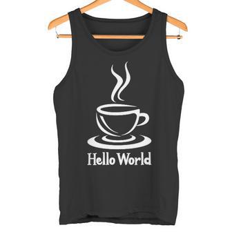 コンピューターtシャツ Java Hello World Development Coding タンクトップ - Kawaiitshirt