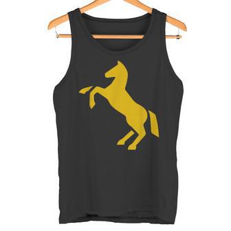 ゴールデンホースデザイン ファニーtシャツ かわいいスタリオン ゴールドギフト タンクトップ - Kawaiitshirt