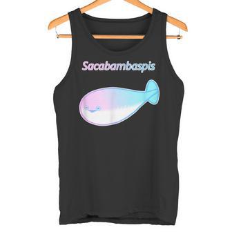 サカバンバスピス パステルカラー おもしろ ゆるかわ かわいい ギフト タンクトップ - Kawaiitshirt