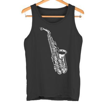 サックス サックス奏者 ミュージシャン サックス奏者 楽器 タンクトップ - Kawaiitshirt