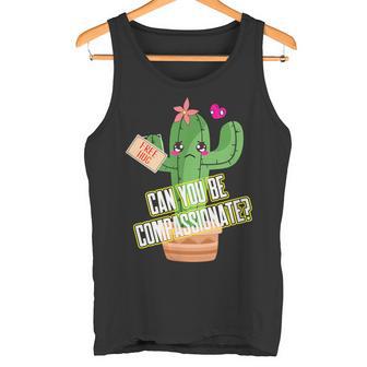 サボテンフリーハグ 思いやり タンクトップ - Kawaiitshirt