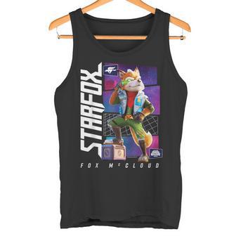 ザ・スーパーマリオギャラクシー・ムービー Fox Mccloud Hero Pose タンクトップ - Kawaiitshirt