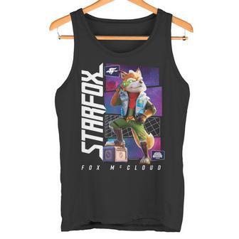 ザ・スーパーマリオギャラクシー・ムービー Fox Mccloud Hero Pose 長袖tシャツ タンクトップ - Kawaiitshirt