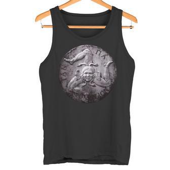 シチリア・トリナクリア イタリア シチリアプライドフラッグ トリナクリア タンクトップ - Kawaiitshirt