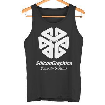 シリコングラフィックス コンピューターシステム レトロ スーパーコンピューター タンクトップ - Kawaiitshirt