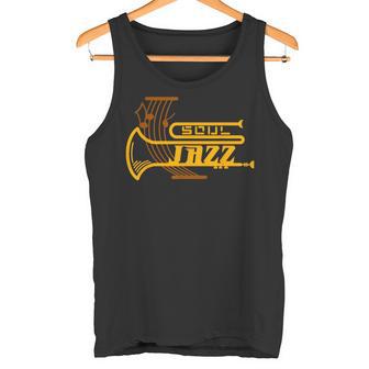 ジャズ・ソウル ジャズ・ミュージシャン トランペッター シートミュージック タンクトップ - Kawaiitshirt