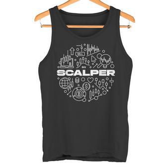 スカルパー 暗号スキャルピングトレーディング愛好家トレーダー タンクトップ - Kawaiitshirt