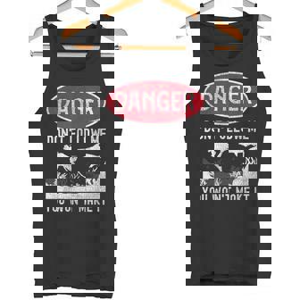 スキューバダイビング ダイバー Danger Don't Follow Me You Won't Make It タンクトップ - Kawaiitshirt