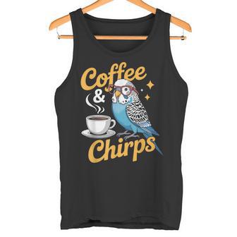 セキセイインコ コーヒー チャープス セキセイインコ タンクトップ - Kawaiitshirt